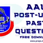 AAU Post UTME Past Questions and Answers | Free Download