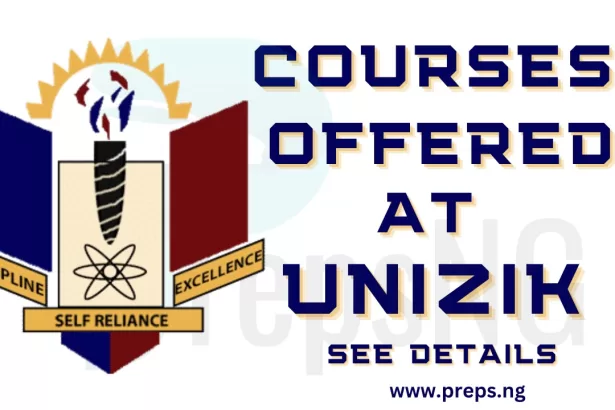 Courses Offered at UNIZIK | Undergraduate and Postgraduate