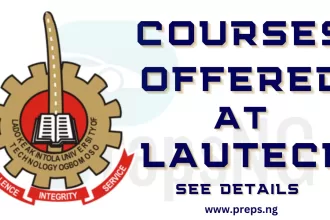 Courses Offered in LAUTECH