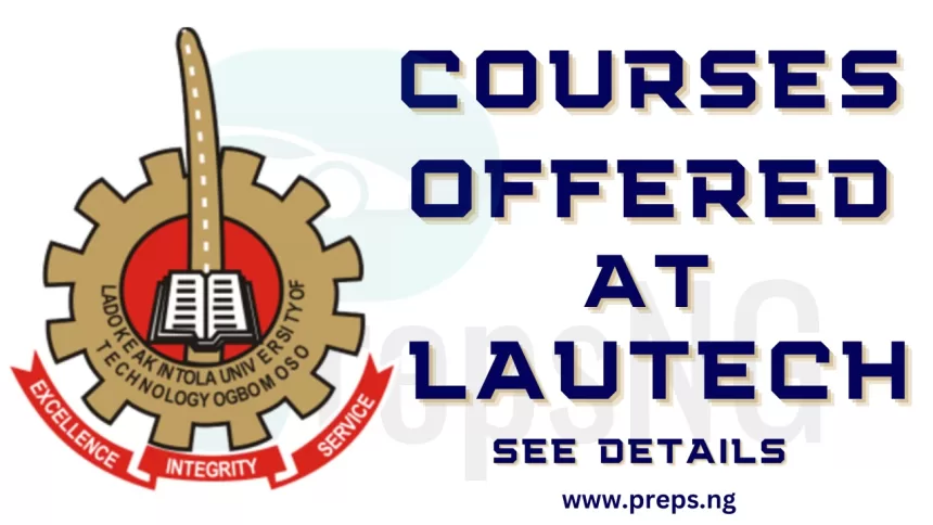 Courses Offered in LAUTECH