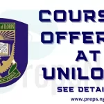 Courses Offered in UNILORIN