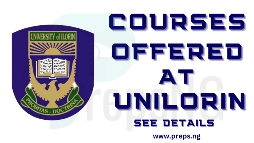 Courses Offered in UNILORIN