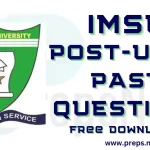 Download Free IMSU Post UTME Past Questions