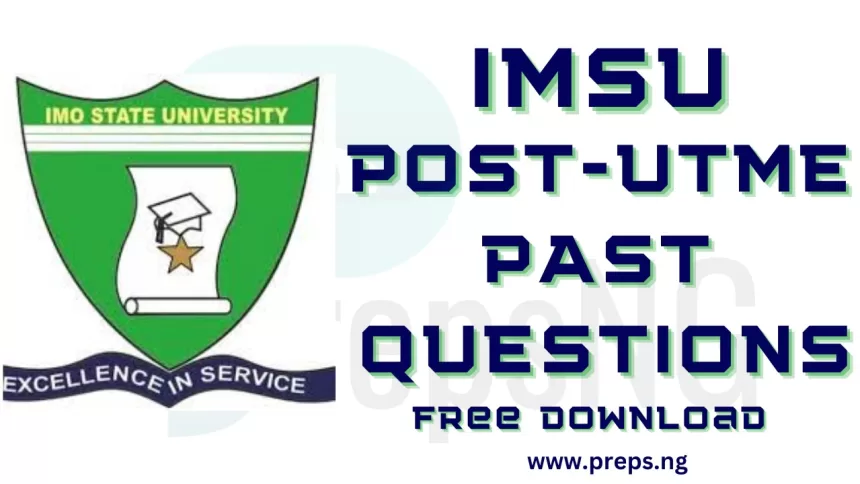 Download Free IMSU Post UTME Past Questions