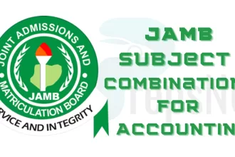 JAMB Subject Combination for Accounting