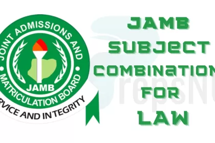 JAMB Subject Combination for LAW
