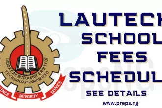 LAUTECH School Fees Schedule
