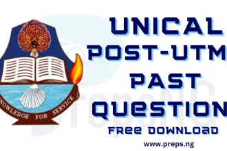UNICAL Post UTME Past Questions and Answers