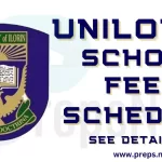 UNILORIN School Fees Schedule