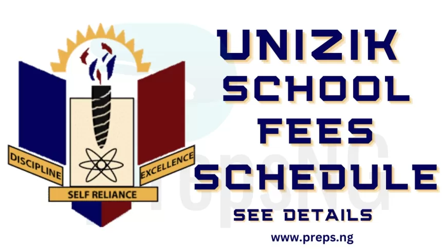 UNIZIK School Fees Schedule