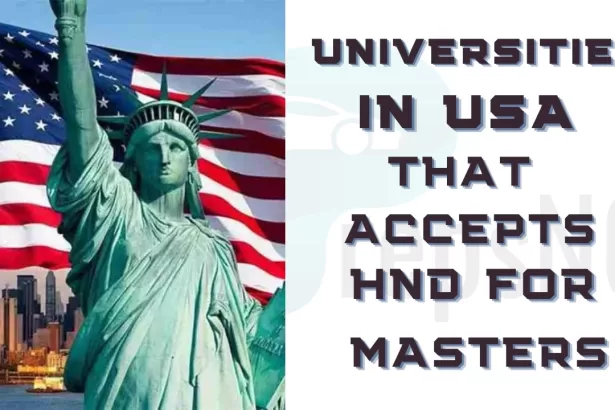 Universities in USA that Accept HND for Masters Programs