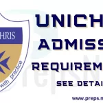 Christopher University, UNICHRIS Admission Requirements