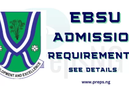 EBSU Admission Requirements