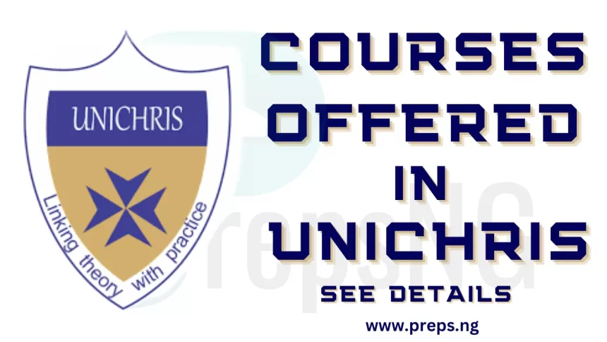 List of Courses Offered in Christopher University, UNICHRIS