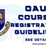 OAU Course Registration Guidelines