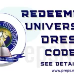 Redeemer's University Dress Code and Approved Items for Fresh Students