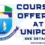 Courses Offered At UNIPORT