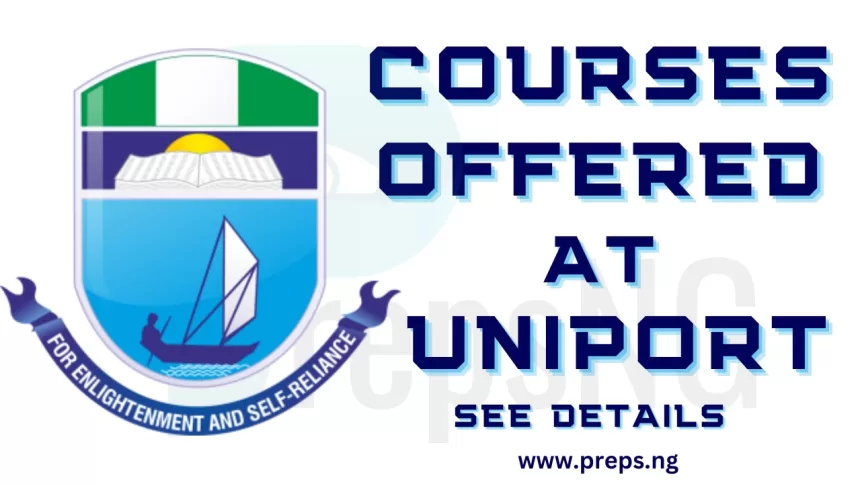 Courses Offered At UNIPORT