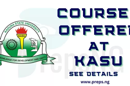 List of Courses Offered in KASU