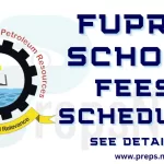 FUPRE School Fees Schedule