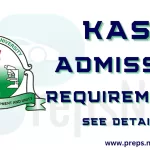 KASU Admission Requirements