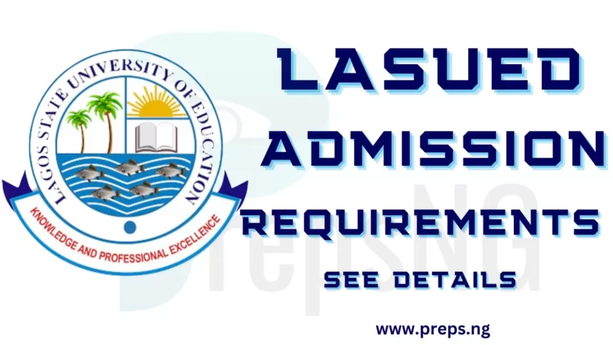 LASUED Admission Requirements