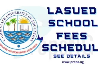 LASUED School Fees Schedule