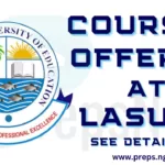 List of Courses Offered in LASUED