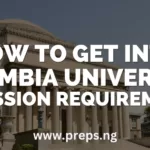 Columbia University Requirements