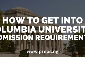 Columbia University Requirements
