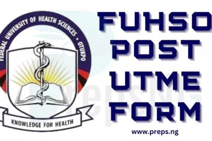 FUHSO Post UTME Screening Form