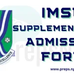 IMSU Supplementary Admission Form