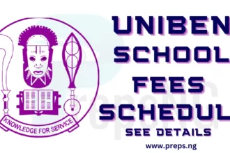 UNIBEN school Fees Schedule