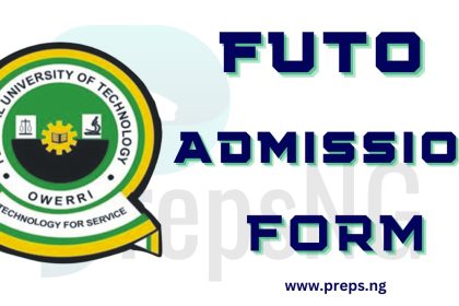 FUTO Supplementary Admission Form