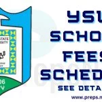 Yobe State University School Fees Schedule