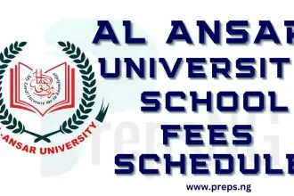 Al-Ansar University School Fees