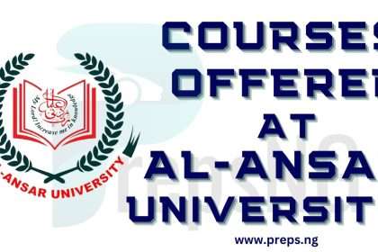 Complete List of Courses Offered in Al-Ansar University