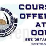 Complete List of Courses Offered in OOU