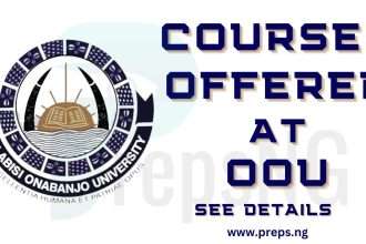 Complete List of Courses Offered in OOU