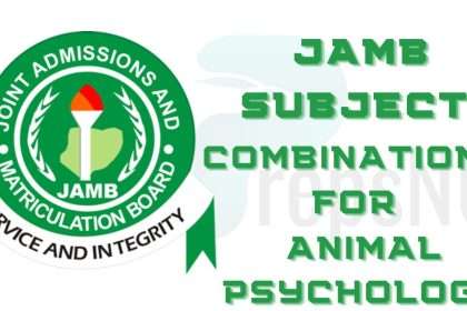 JAMB Subject Combination for Animal Psychology