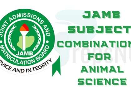 JAMB Subject Combination for Animal Science