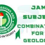 JAMB Subject Combination for Geology
