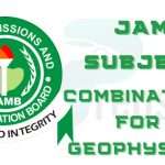 JAMB Subject Combination for Geophysics