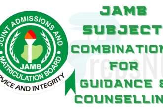 JAMB Subject Combination for Guidance and Counselling