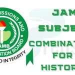 JAMB Subject Combination for History