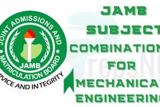 JAMB Subject Combination for Mechanical Engineering