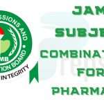 JAMB Subject Combination for Pharmacy
