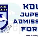 KolaDaisi University JUPEB Admission Form