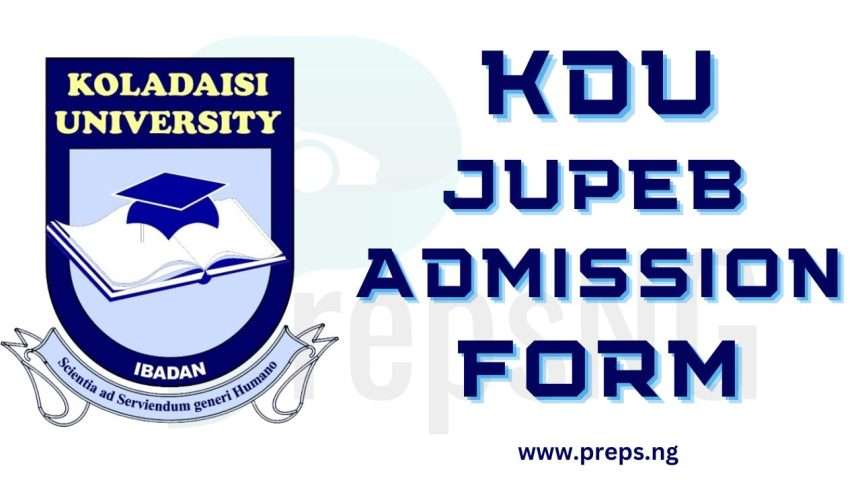 KolaDaisi University JUPEB Admission Form