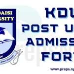 KolaDaisi University Post Utme Form